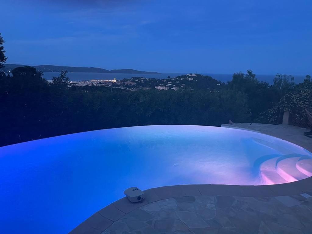 4-Star Private Villa With Heated Pool And Panoramic Sea View At Gulf De Saint Tropez Cavalaire-sur-Mer Exterior photo